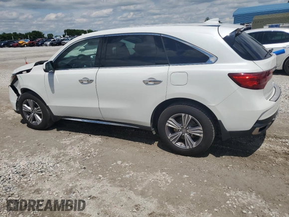 2020 Acura MDX z VIN 5J8YD4H3XLL029314, wystawiony jako Copart lot #58384655 z przebiegiem 59 365 mil mil oraz Szkoda całkowita • Salvage title. Historia ofert i sprzedaży dostępna na DreamBid. Obrazek 2.