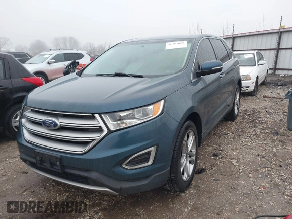 2016 Ford Edge Titanium with VIN 2FMPK4K96GBB66684, listed as a IAAI auction lot 41487600 with 170,238 mi miles. Bid and sale history available at carsss.com. Image 17.