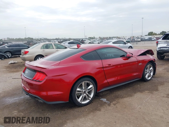 2020 Ford Mustang GT with VIN 1FA6P8CF7L5182295, listed as a IAAI auction lot 41006471 with 8,583 mi miles and . Bid and sale history available at DreamBid. Image 4.