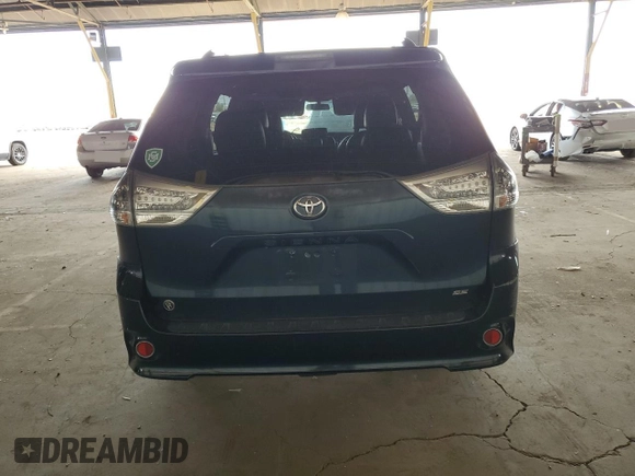 2011 Toyota Sienna SE with VIN 5TDXK3DC3BS120292, listed as a Copart auction lot 50656245 with 187,840 mi miles and Salvage Title. Bid and sale history available at carsss.com. Image 6.