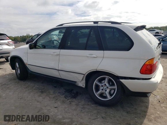 2002 BMW X5 3.0i with VIN 5UXFA53542LP38055, listed as a Copart auction lot 71703614 with 143,077 mi miles and Salvage Title. Bid and sale history available at carsss.com. Image 2.