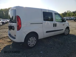 2018 Ram ProMaster City Cargo Tradesman SLT with VIN ZFBERFBB9J6J49795, listed as a Copart auction lot 53423125 with 195,333 mi miles and Clean Title. Bid and sale history available at DreamBid. Image 3.