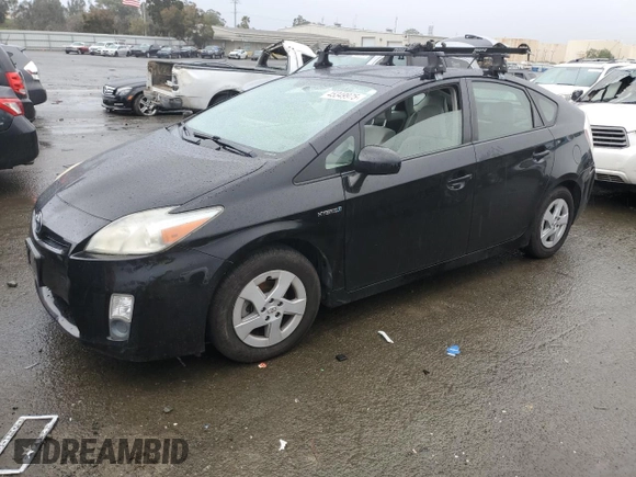 2010 Toyota Prius II with VIN JTDKN3DUXA0085097, listed as a Copart auction lot 45349975 with 183,729 mi miles and Salvage Title. Bid and sale history available at DreamBid. Image 1.