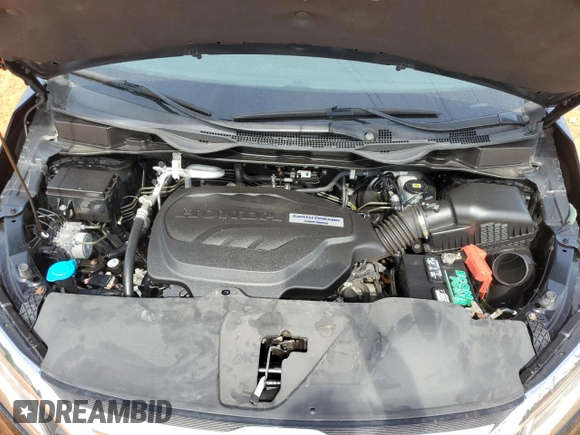 2019 Honda Odyssey Elite with VIN 5FNRL6H99KB008204, listed as a Copart auction lot 55454505 with 32,397 mi miles and Salvage Title. Bid and sale history available at DreamBid. Image 12.