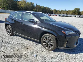 2022 Lexus UX 250h F Sport with VIN JTHR9JBH6N2060302, listed as a Copart auction lot 77128664 with 46,532 mi miles and Salvage Title. Bid and sale history available at DreamBid. Image 4.