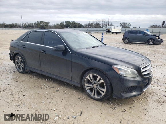 2015 Mercedes-Benz E 350 Sport with VIN WDDHF5KB1FB085821, listed as a Copart auction lot 43176365 with 128,177 mi miles and Salvage title. Bid and sale history available at DreamBid. Image 4.