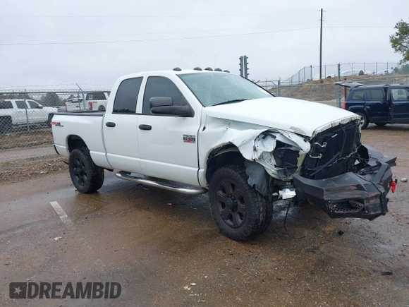 2008 Dodge 2500 SLT with VIN 3D7KS28A58G114228, listed as a IAAI auction lot 41455313 with 208,238 mi miles and . Bid and sale history available at DreamBid. Image 1.