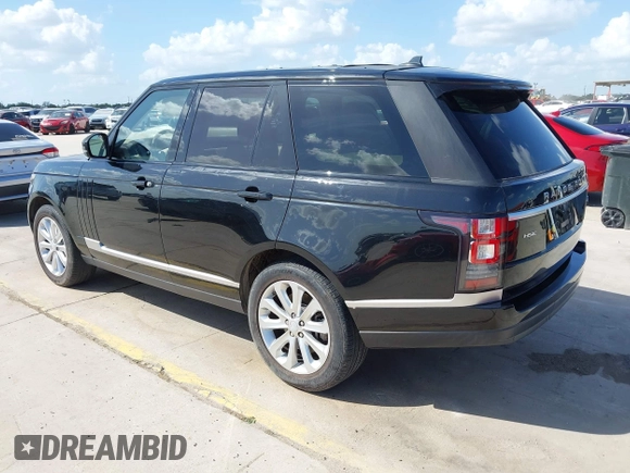 2016 Land Rover Range Rover HSE with VIN SALGS2VF6GA270624, listed as a IAAI auction lot 42540593 with 122,164 mi miles and . Bid and sale history available at DreamBid. Image 3.
