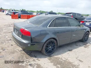2006 Audi A4 2.0T with VIN WAUDF78E46A085336, listed as a IAAI auction lot 42118817 with 1 mi miles. Bid and sale history available at carsss.com. Image 4.