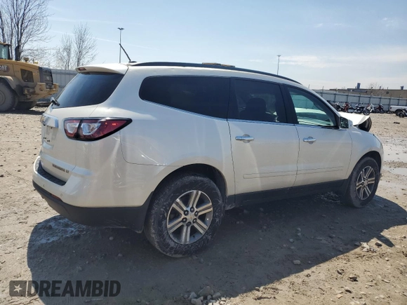 2015 Chevrolet Traverse LT with VIN 1GNKVGKD9FJ161931, listed as a Copart auction lot 54261205 with Not Provided miles and Non Repairable. Bid and sale history available at DreamBid. Image 3.