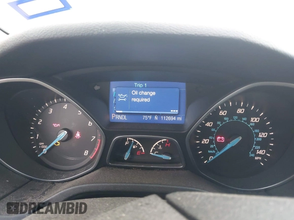 2013 Ford Focus SE with VIN 1FADP3F22DL308840, listed as a IAAI auction lot 42727900 with 112,694 mi miles and . Bid and sale history available at DreamBid. Image 7.