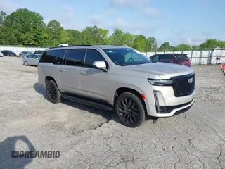 2023 Cadillac Escalade ESV 4WD Sport z VIN 1GYS4NKL9PR495915, wystawiony jako IAAI lot #42190114 z przebiegiem 25 386 mil mil oraz . Historia ofert i sprzedaży dostępna na DreamBid. Obrazek 1.