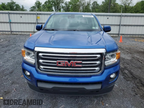 2019 GMC Canyon 4WD SLE z VIN 1GTG6CEN1K1206640, wystawiony jako Copart lot #55339285 z przebiegiem 52 166 mil mil oraz Szkody całkowita. Historia ofert i sprzedaży dostępna na DreamBid. Obrazek 5.