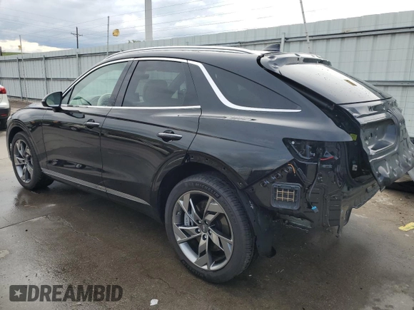 2024 Genesis GV70 Advanced with VIN 5NMMCET12RH003344, listed as a Copart auction lot 56329285 with 7,357 mi miles and Salvage title. Bid and sale history available at DreamBid. Image 2.