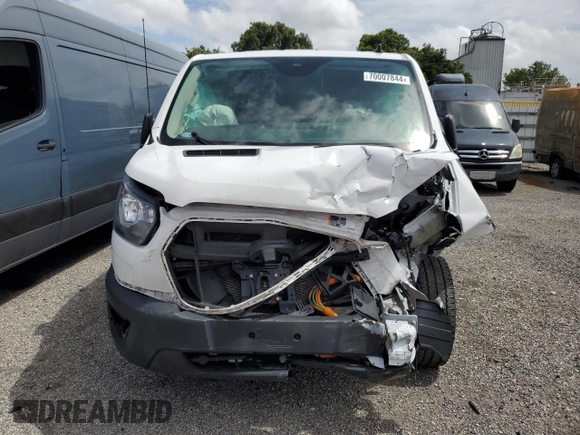 2023 Ford Transit with VIN 1FTBW1YK2PKA34278, listed as a Copart auction lot 70007844 with 42,896 mi miles and Salvage Title. Bid and sale history available at DreamBid. Image 5.