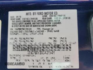 2019 Ford Mustang GT Premium with VIN 1FATP8FF2K5124544, listed as a Copart auction lot 65236465 with 92,874 mi miles and Non repairable. Bid and sale history available at DreamBid. Image 12.