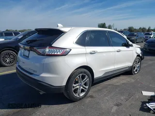 2016 Ford Edge Titanium with VIN 2FMPK3K92GBB83038, listed as a IAAI auction lot 41445967 with 90,125 mi miles. Bid and sale history available at carsss.com. Image 4.