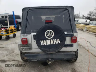 2006 Jeep Wrangler SE with VIN 1J4FA29176P755459, listed as a Copart auction lot 43160845 with 204,867 mi miles and Salvage Title. Bid and sale history available at carsss.com. Image 6.