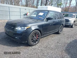 2017 Land Rover Range Rover HSE z VIN SALGS2FVXHA343999, wystawiony jako IAAI lot #41921246 z przebiegiem 125 128 mil mil oraz . Historia ofert i sprzedaży dostępna na DreamBid. Obrazek 2.