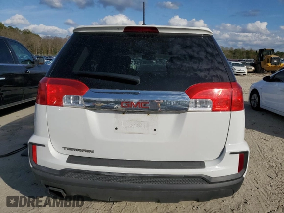 2016 GMC Terrain SLE with VIN 2GKALMEK1G6306854, listed as a Copart auction lot 51112835 with 64,582 mi miles and Salvage Title. Bid and sale history available at carsss.com. Image 6.