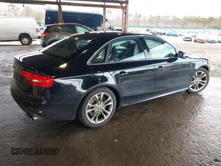 2014 Audi S4 Premium Plus with VIN WAUDGAFL8EA119191, listed as a IAAI auction lot 41697393 with 157,166 mi miles. Bid and sale history available at carsss.com. Image 4.