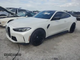 2022 BMW M4 Competition xDrive with VIN WBS43AZ02NCJ02450, listed as a Copart auction lot 77709924 with 22,378 mi miles and Non Repairable. Bid and sale history available at carsss.com. Image 1.