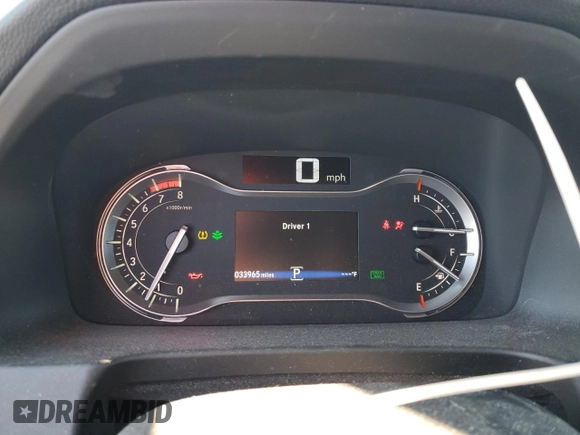 2019 Honda Ridgeline RTL-T with VIN 5FPYK3F63KB012214, listed as a Copart auction lot 41740585 with 33,965 mi miles and Salvage title. Bid and sale history available at DreamBid. Image 9.