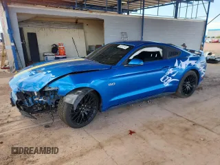 2020 Ford Mustang GT z VIN 1FA6P8CF0L5130880, wystawiony jako Copart lot #63872345 z przebiegiem 76 940 mil mil oraz Szkoda całkowita • Salvage title. Historia ofert i sprzedaży dostępna na DreamBid. Obrazek 1.