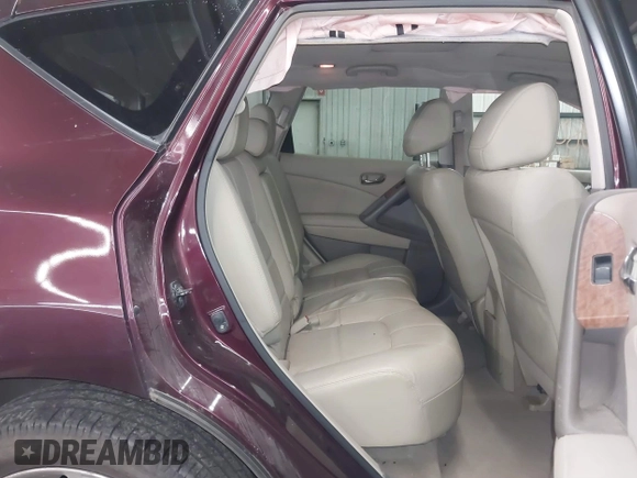 2014 Nissan Murano SV with VIN JN8AZ1MU3EW400818, listed as a IAAI auction lot 40806139 with 135,024 mi miles and . Bid and sale history available at carsss.com. Image 8.