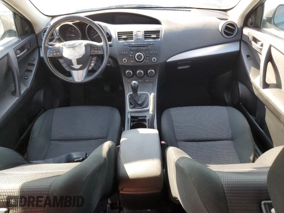 2013 Mazda 3 i Touring with VIN JM1BL1L84D1705732, listed as a Copart auction lot 80083554 with Not provided miles and Salvage title. Bid and sale history available at DreamBid. Image 8.