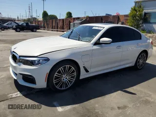 2020 BMW 5 Series 530e with VIN WBAJA9C04LCD22175, listed as a Copart auction lot 56173635 with 64,371 mi miles and Salvage title. Bid and sale history available at DreamBid. Image 1.