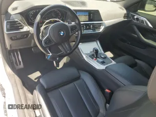 2022 BMW 4 Series 430i with VIN WBA53AP03NCJ59994, listed as a Copart auction lot 63267865 with 33,328 mi miles and Salvage title. Bid and sale history available at DreamBid. Image 8.