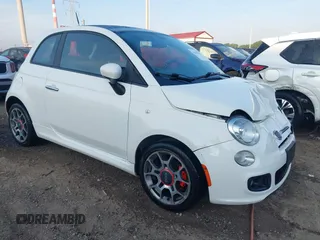 2013 FIAT 500 Sport with VIN 3C3CFFBR7DT533289, listed as a IAAI auction lot 42589225 with 87,770 mi miles and . Bid and sale history available at DreamBid. Image 1.