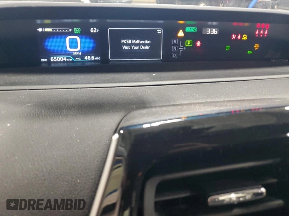 2022 Toyota Prius LE with VIN JTDL9MFU6N3040464, listed as a Copart auction lot 53653025 with 65,004 mi miles and Salvage title. Bid and sale history available at DreamBid. Image 9.