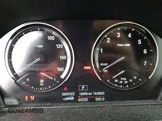 2018 BMW X1 xDrive28i with VIN WBXHT3C34J5L26974, listed as a Copart auction lot 72860592 with 45,220 mi miles. Bid and sale history available at carsss.com. Image 9.