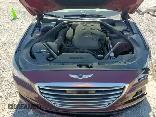 2017 Genesis G80 3.8L with VIN KMHGN4JE1HU168344, listed as a Copart auction lot 70877585 with 107,214 mi miles and Salvage title. Bid and sale history available at DreamBid. Image 14.