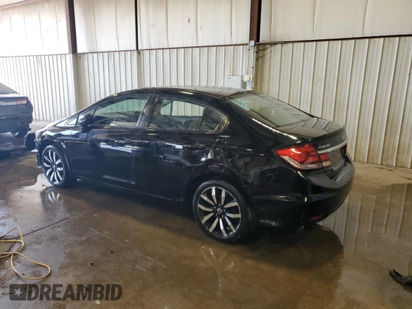 2015 Honda Civic Sedan EX-L with VIN 2HGFB2F96FH501034, listed as a Copart auction lot 54300025 with 120,079 mi miles and Salvage Title. Bid and sale history available at carsss.com. Image 2.