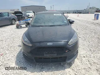 2018 Ford Focus ST with VIN 1FADP3L98JL216595, listed as a Copart auction lot 52825155 with 96,617 mi miles and Salvage Title. Bid and sale history available at DreamBid. Image 5.