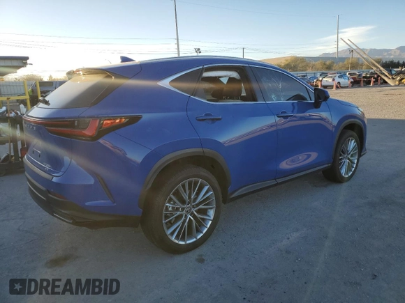 2024 Lexus NX with VIN JTJHKCEZ1R2024067, listed as a Copart auction lot 46890655 with 5,671 mi miles and Salvage Title. Bid and sale history available at carsss.com. Image 3.