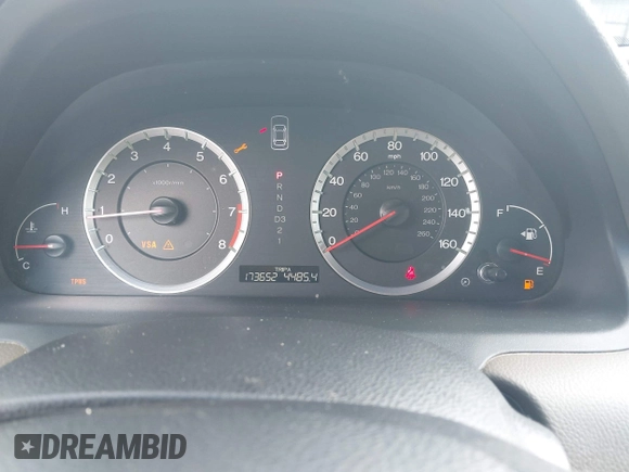 2009 Honda Accord EX-L with VIN 1HGCP36809A026761, listed as a IAAI auction lot 42163300 with 173,652 mi miles and . Bid and sale history available at DreamBid. Image 7.