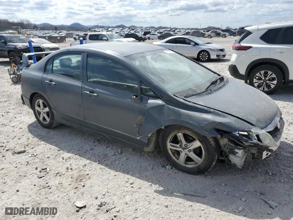 2010 Honda Civic Sdn DX-VP with VIN 2HGFA1F33AH526121, listed as a Copart auction lot 47438955 with 267,712 mi miles and Salvage Title. Bid and sale history available at carsss.com. Image 4.
