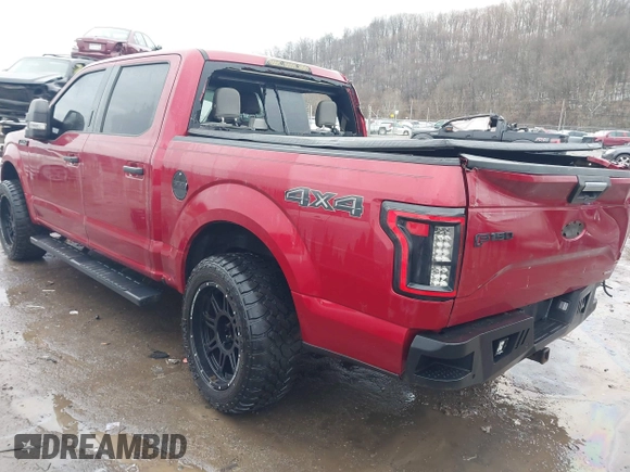 2015 Ford F-150 XLT with VIN 1FTEW1EF1FFB68002, listed as a IAAI auction lot 41538089 with 139,389 mi miles. Bid and sale history available at carsss.com. Image 3.