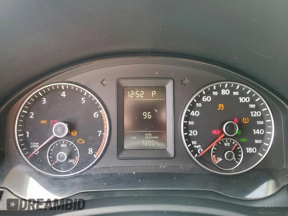 2010 Volkswagen Jetta Wolfsburg Edition with VIN 3VWRA7AJ0AM156555, listed as a Copart auction lot 56982155 with 72,054 mi miles and Salvage title. Bid and sale history available at DreamBid. Image 9.