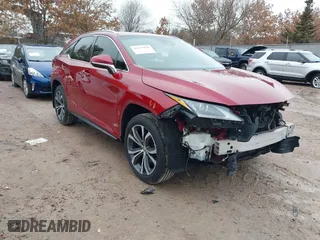 2017 Lexus RX with VIN 2T2BZMCA4HC095752, listed as a IAAI auction lot 41625430 with 102,048 mi miles. Bid and sale history available at carsss.com. Image 1.