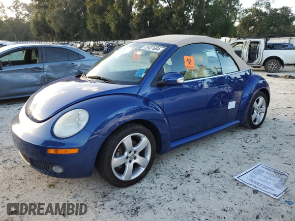 2007 Volkswagen Beetle with VIN 3VWSF31Y47M400970, listed as a Copart auction lot 75427664 with 67,318 mi miles and Non repairable. Bid and sale history available at DreamBid. Image 1.