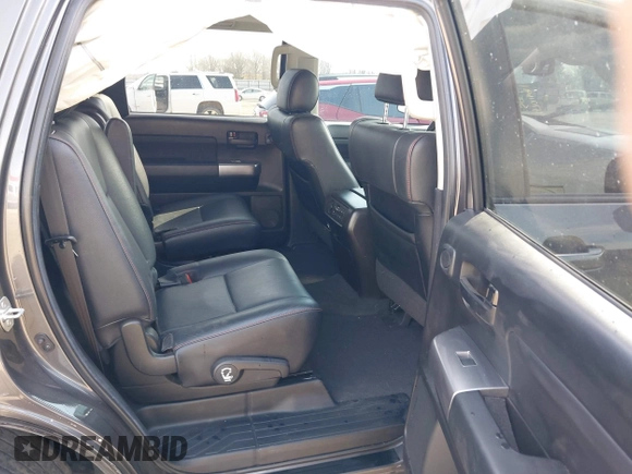 2021 Toyota Sequoia TRD Pro with VIN 5TDEY5B18MS187069, listed as a IAAI auction lot 41701691 with 100,629 mi miles. Bid and sale history available at carsss.com. Image 8.