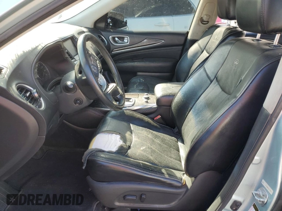 2013 Infiniti JX35 with VIN 5N1AL0MM8DC339713, listed as a Copart auction lot 50605525 with 106,036 mi miles and Salvage Title. Bid and sale history available at carsss.com. Image 7.