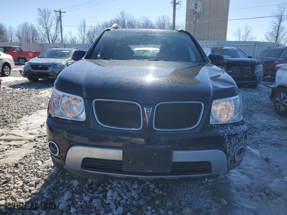 2007 Pontiac Torrent with VIN 2CKDL73F376063301, listed as a Copart auction lot 46348125 with 122133 miles and Clean Title. Bid and sale history available at carsss.com. Image 5.