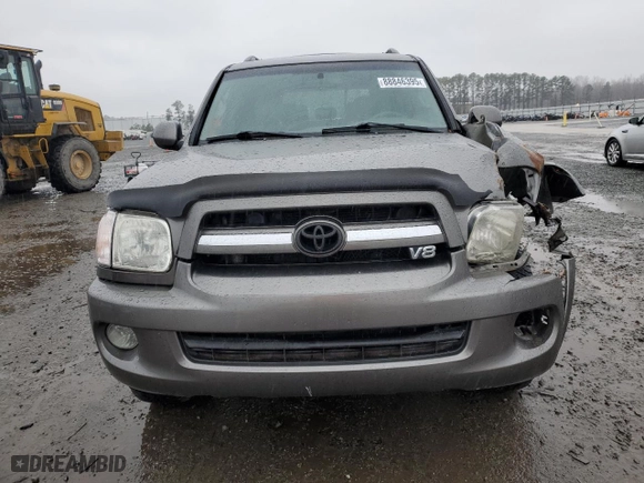 2005 Toyota Sequoia Limited with VIN 5TDBT48A95S250457, listed as a Copart auction lot 88846395 with 307,771 mi miles and Salvage Title. Bid and sale history available at carsss.com. Image 5.