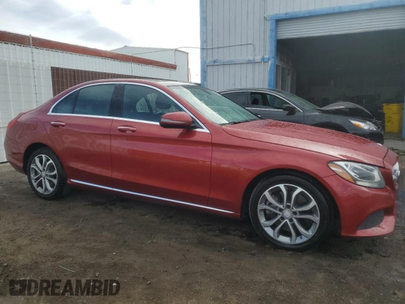 2016 Mercedes-Benz C 300 with VIN 55SWF4JB8GU178264, listed as a Copart auction lot 53858895 with 101,199 mi miles and Clean Title. Bid and sale history available at carsss.com. Image 4.